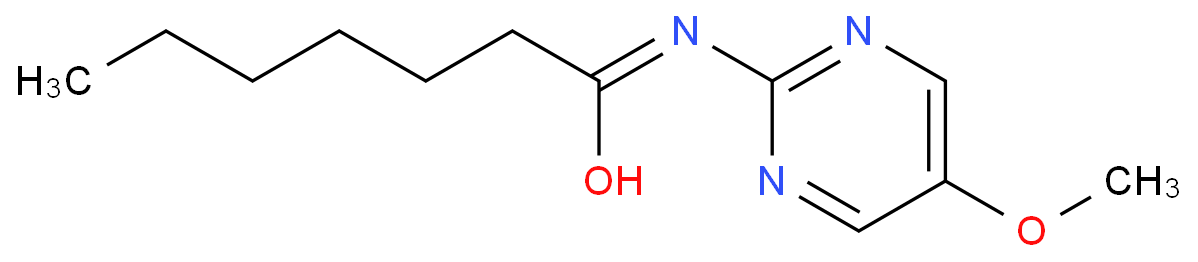 N-(5-METHOXYPYRIMIDIN-2-YL)HEPTANAMIDE