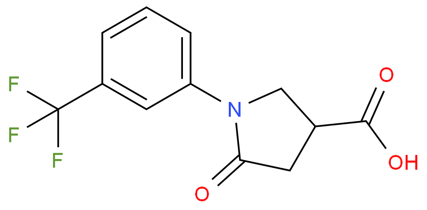 5-OXO-1-[3-(TRIFLUOROMETHYL)PHENYL]-3-PYRROLIDINECARBOXYLIC ACID