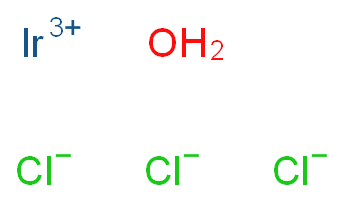 水合三氯化铱化学结构式