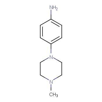 4-(4-甲基哌嗪)苯胺化学结构式