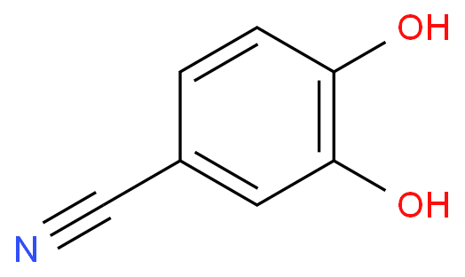 3,4-Dihydroxybenzonitrile structure