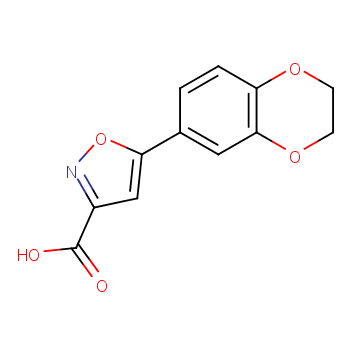 5-(2,3-DIHYDROBENZO[B][1,4]DIOXIN-7-YL)ISOXAZOLE-3-CARBOXYLIC ACID