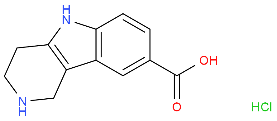 2,3,4,5-四氢-1H-吡啶并[4,3-B]吲哚-8-羧酸盐酸盐 CAS号:1156899-12-5科研及生产专用 高校及研究所支持货到付款