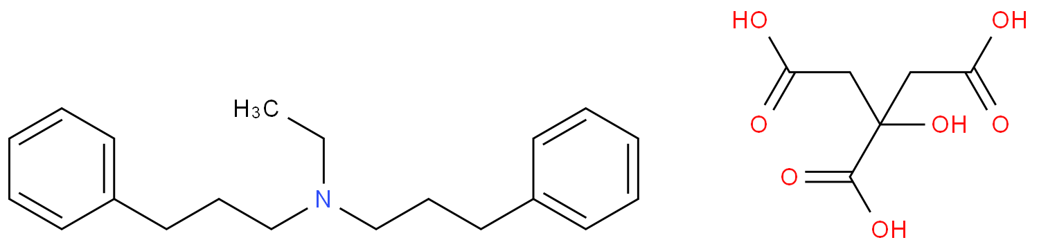 N-ethyl-3-phenyl-N-(3-phenylpropyl)propan-1-amine;2-hydroxypropane-1,2,3-tricarboxylic acid