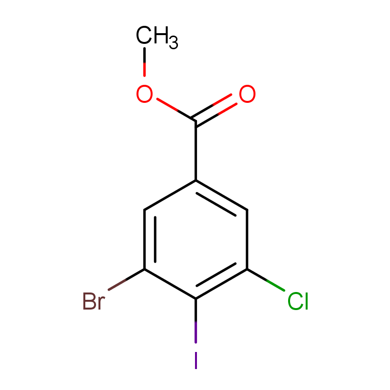 3-溴-5-氯-4-碘苯甲酸甲酯 CAS号:1160574-80-0科研及生产专用 高校及研究所支持货到付款