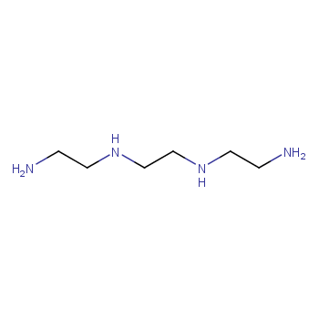 三乙烯四胺（TETA）化学结构式