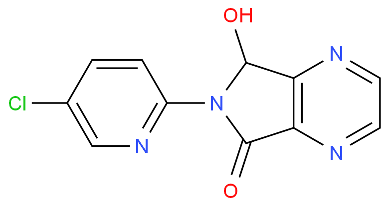6-(5-chloro-2-pyridyl)-6,7-dihydro-7-hydroxy-5H-pyrrolo[3,4-b]pyrazin-5-one,43200-81-3  