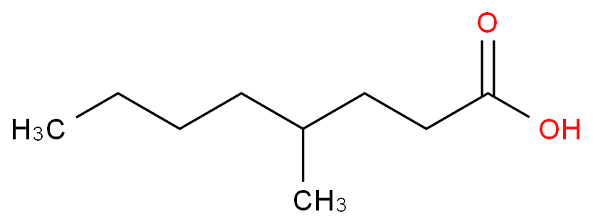 4-甲基辛酸化学结构式