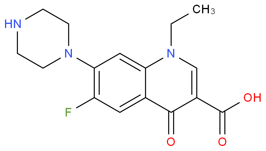 诺氟沙星化学结构式