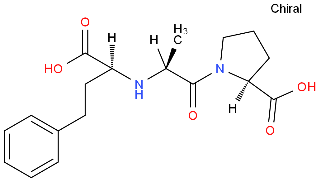 (2S)-1-[(2S)-2-[[(1S)-1-Carboxy-3-phenylpropyl] amino] propanoyl]pyrrolidine-2-carboxylic Acid  