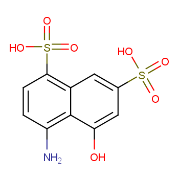 1-Amino-8-naphthol-4,6-disulfonic acid