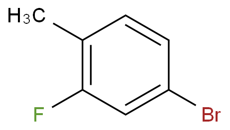 2-氟-4-溴-甲苯化学结构式