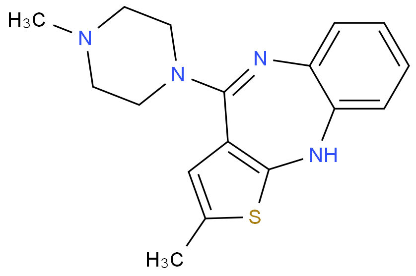 奥氮平化学结构式