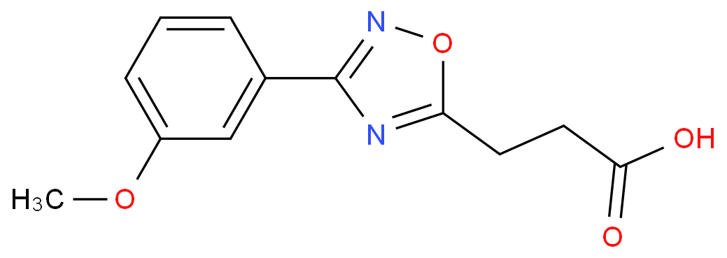 3-[3-(3-METHOXY-PHENYL)-[1,2,4]OXADIAZOL-5-YL]-PROPIONIC ACID