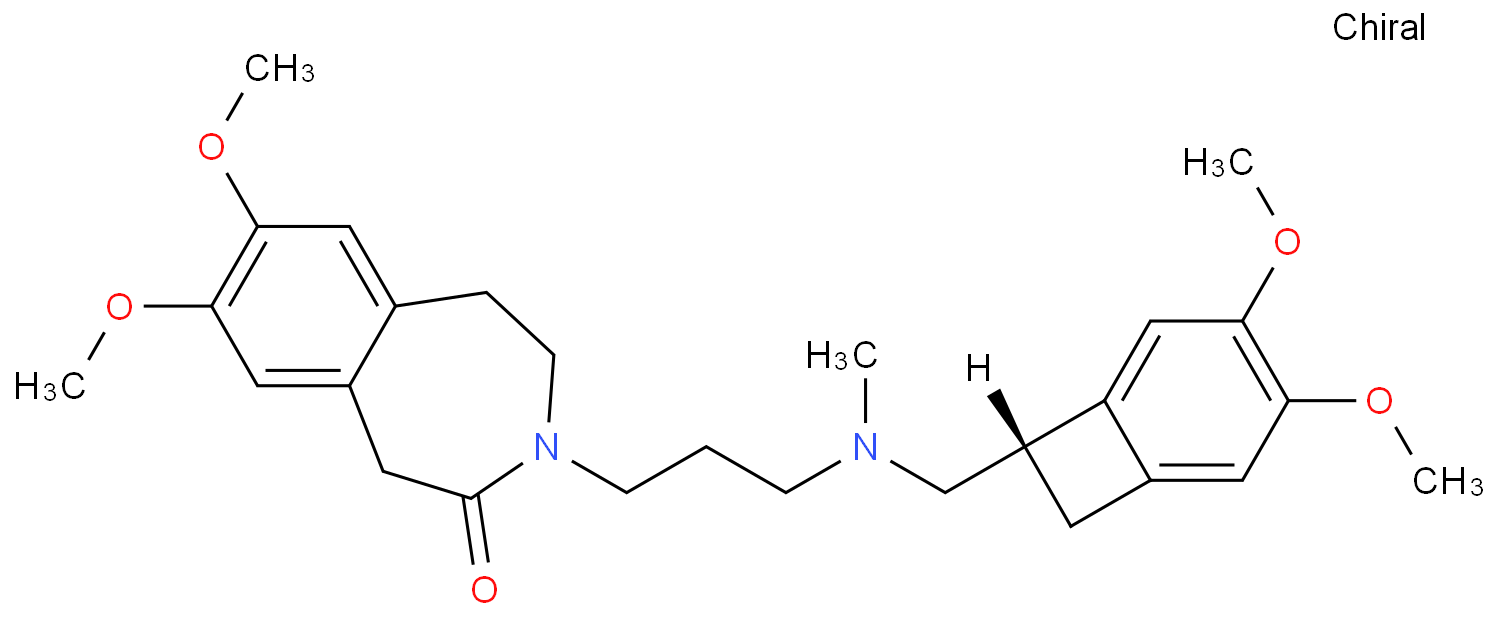 伊伐布雷定化学结构式
