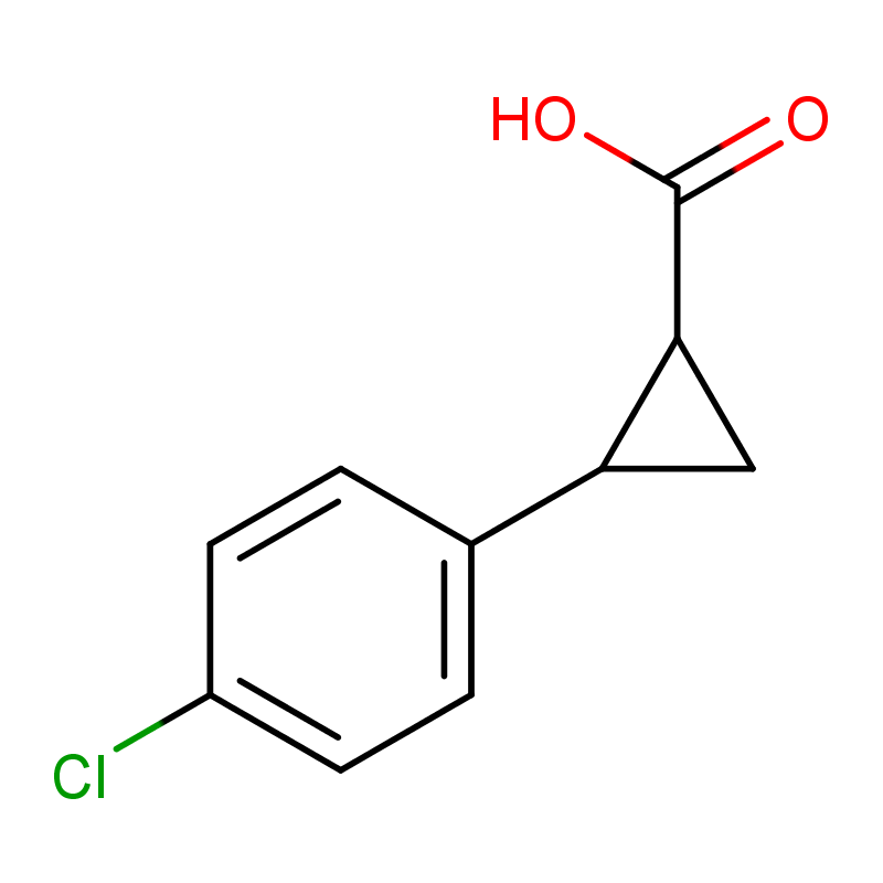 (1S,2S)-2-(4-氯苯基)环丙烷甲酸 CAS号:142793-24-6科研及生产专用 高校及研究所支持货到付款