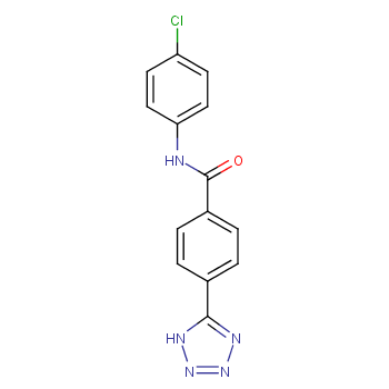 N-(4-氯苯基)-4-(1H-四唑-5-基)苯甲酰胺CAS号651769-78-7；分析试剂/科研试验用，现货