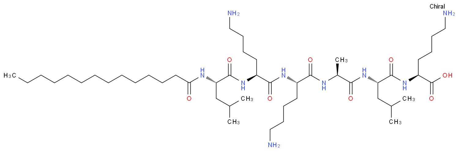 肉豆蔻六肽-16化学结构式