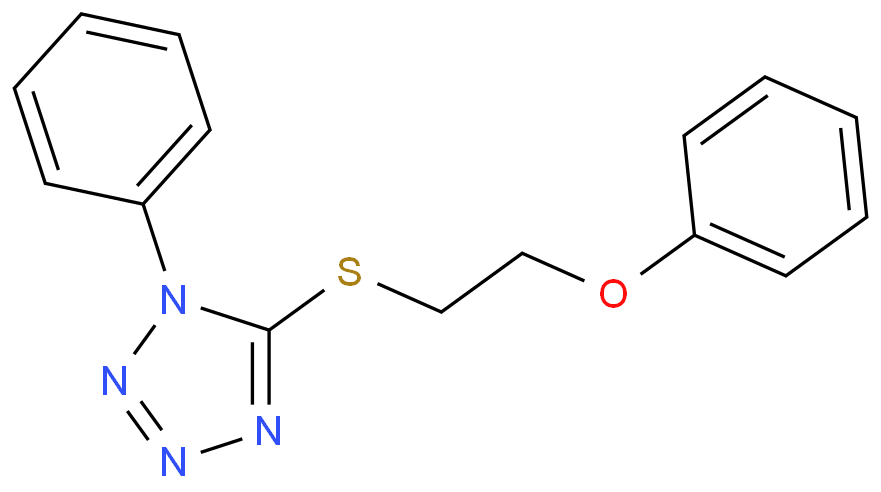 5-(2-Phenoxyethylsulfanyl)-1-phenyltetrazole