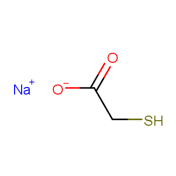 硫代乙醇酸钠化学结构式