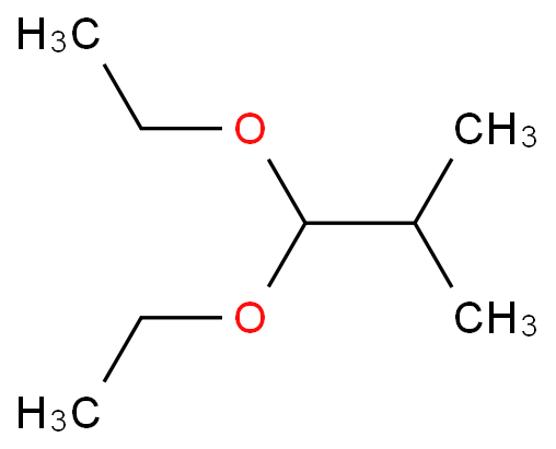 异丁醛二乙缩醛化学结构式