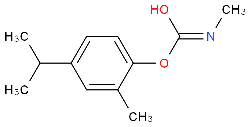 Phenol,3-methyl-4-(1-methylethyl)-, 1-(N-methylcarbamate)