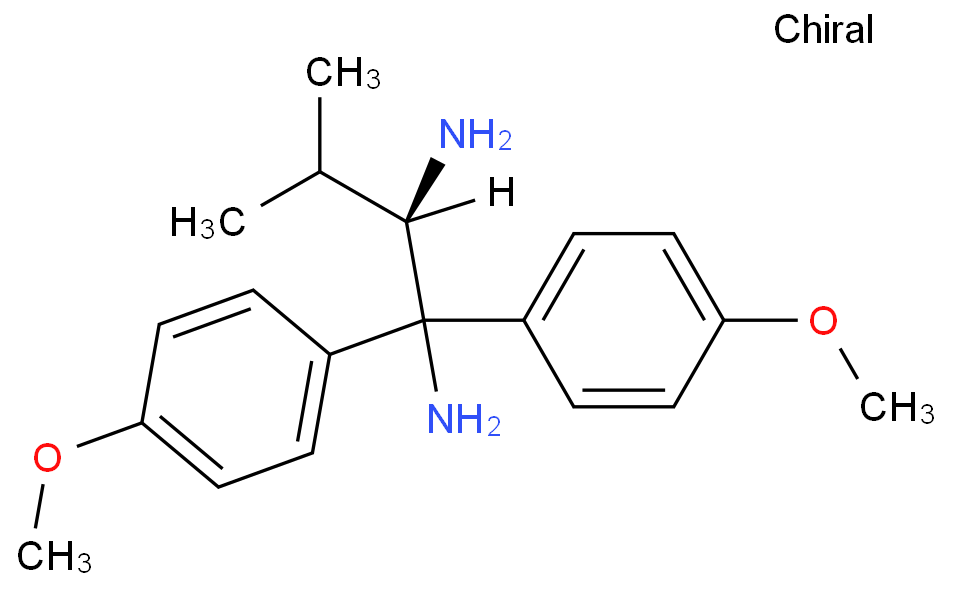 (2R)-(-)-1,1-双(4-甲氧基苯基)-3-甲基-1,2-丁二胺
