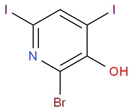 2-Bromo-4,6-diiodo-3-hydroxypyridine