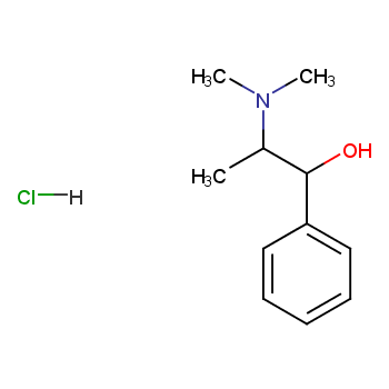 盐酸甲基麻黄碱化学结构式