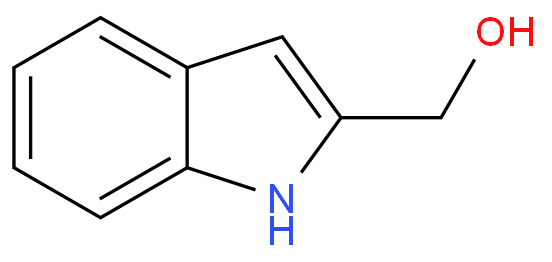 1H-吲哚-2-甲醇化学结构式