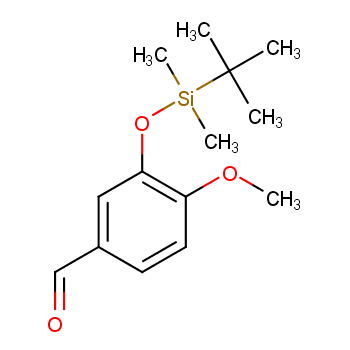 Benzaldehyde, 3-[[(1,1-dimethylethyl)dimethylsilyl]oxy]-4-methoxy-  