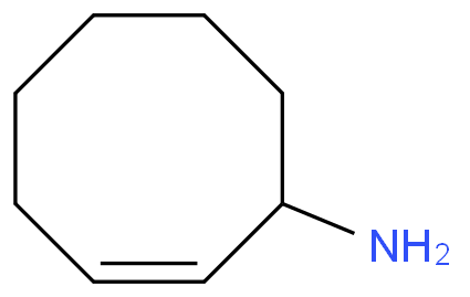 2-Cycloocten-1-amine structural formula image