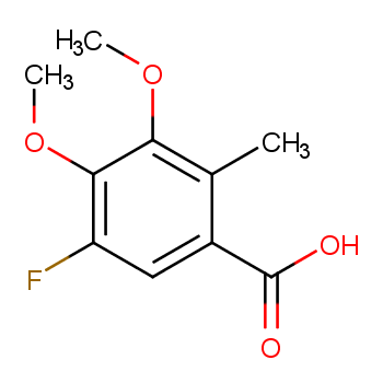 5-氟-3,4-二甲氧基-2-甲基苯甲酸 CAS号:1895436-51-7科研及生产专用 高校及研究所支持货到付款