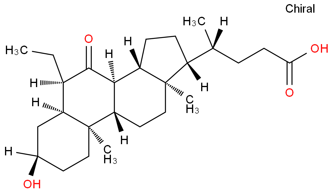 3α-hydroxy-6-ethyl-7-keto-5β-cholan-24-oic acid  