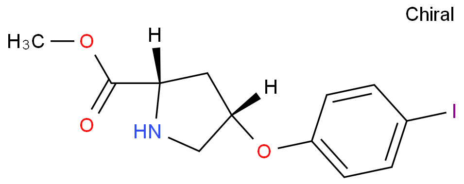 METHYL (2S,4S)-4-(4-IODOPHENOXY)-2-PYRROLIDINECARBOXYLATE