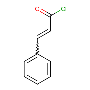 β-苯基丙烯酰氯化学结构式