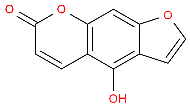 香柑醇化学结构式