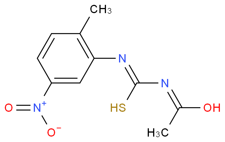 N-[[(2-Methyl-5-nitrophenyl)amino]thioxomethyl]acetamide