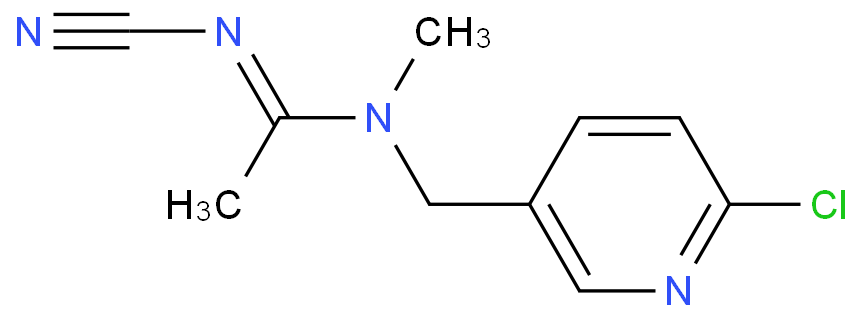 Acetamiprid structure