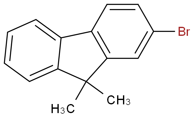 9,9-二甲基-2-溴芴化学结构式