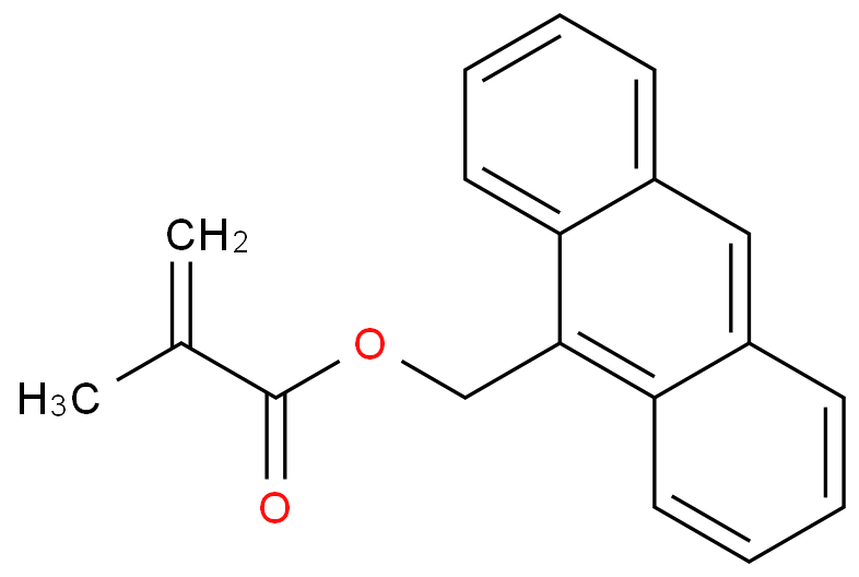 9-Anthracenylmethyl methacrylate structure