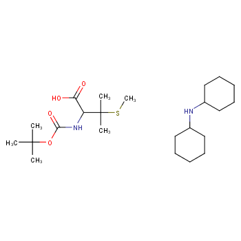 N-[叔丁氧羰基]-3-甲硫基-L-缬氨酸二环己基铵盐 CAS号:112898-23-4科研及生产专用 高校及研究所支持货到付款