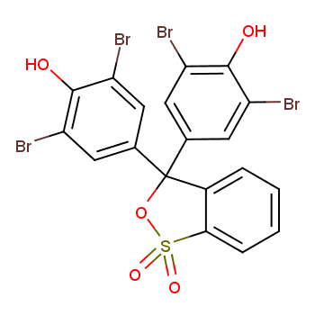 溴酚蓝化学结构式