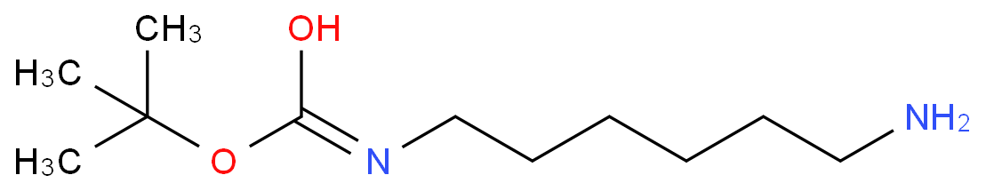 N-Boc-1,6-己二胺化学结构式