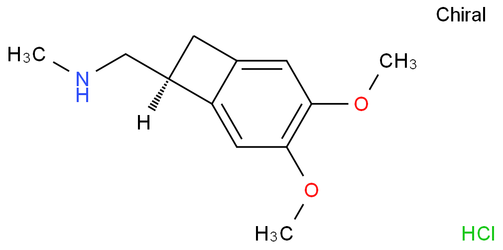 (1S)-4,5-dimethoxy-1-(methylaminomethyl)-benzocyclobutane hydrochloride 99%