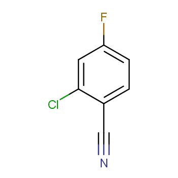 2-氯-4-氟苯腈化学结构式