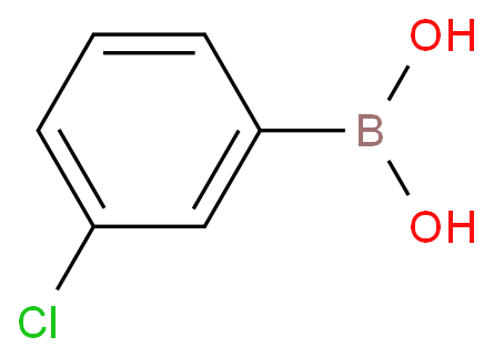 3-Chlorophenylboronic acid structure