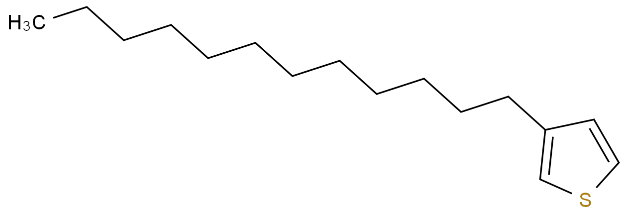 3-十二烷基噻吩化学结构式