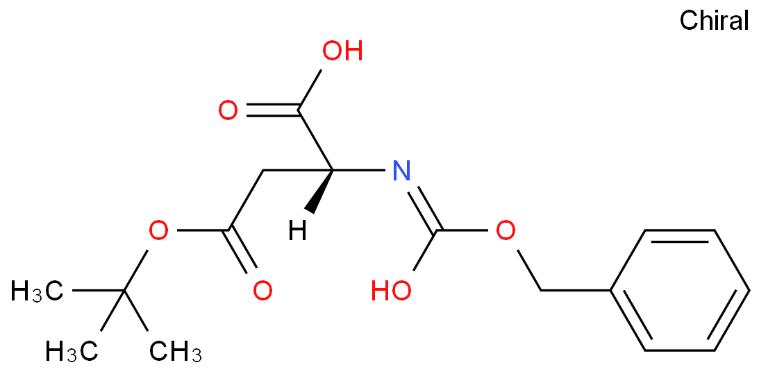 Z-D-ASP(OTBU)-OH H2O structure