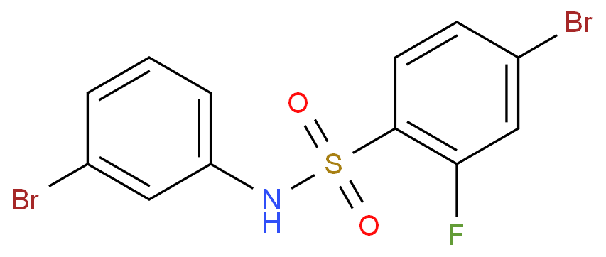 4-溴-N-(3-溴苯基)-2-氟苯磺酰胺 CAS号:1772777-01-1科研及生产专用 高校及研究所支持货到付款